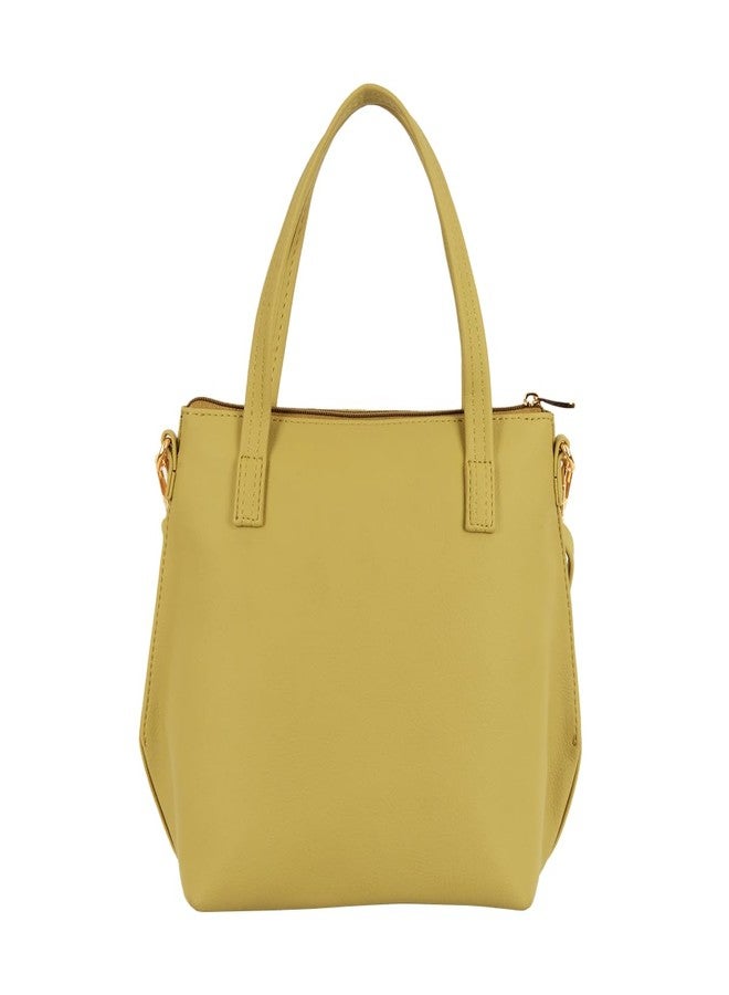 Baggit Women Green Tote Handbag Medium Size | Ladies Stylish Casual Purse Bag - Image 4